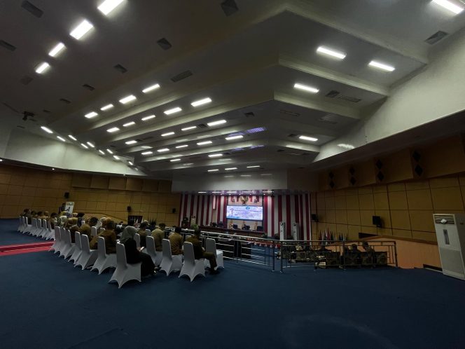 
					Suasana berlangsungnya rapat paripurna, Senin(10/6/2024). 