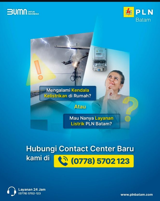 
					Brosur Call Center PLN Batam