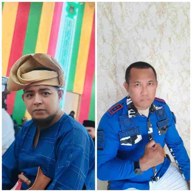 
					Ketua Gerakan Anak Melayu Negeri Riau (GAMNR) TPI, Dato Sasjoni (kanan) bersama Ketua Umum Generasi Anak Melayu (GERAM) Kepulauan Riau Dato Aryandy, S.E. (kiri).