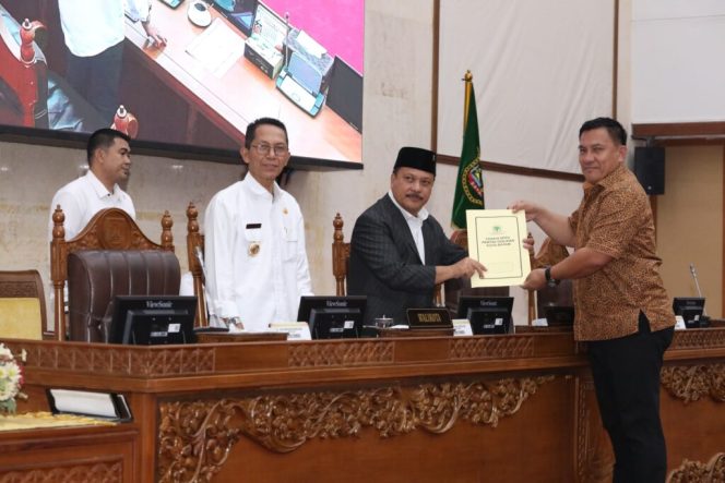
 DPRD Kota Batam menggelar rapat paripurna pada Rabu (10/9/2025). Foto:Ist
