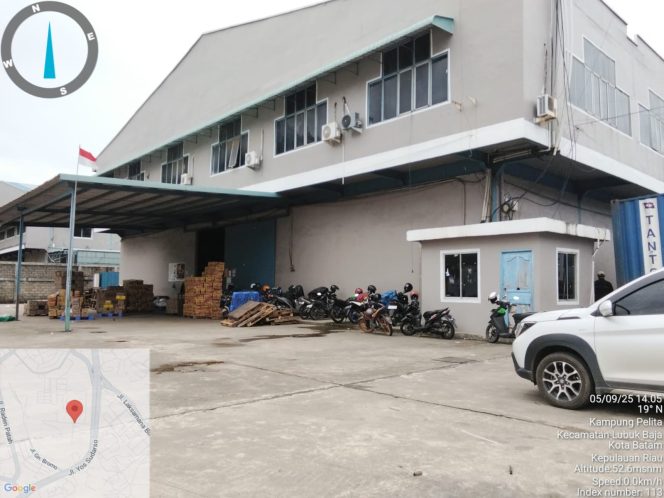 
 Gudang Milik PT Indomarco Adi Prima yang berlokasi di Indah Industrial Park. Foto:Ist