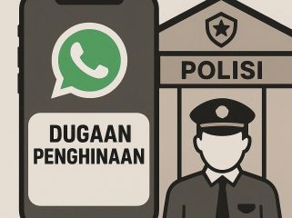 Dugaan penghinaan melalui percakapan WhatsApp resmi dilaporkan ke Polresta Tanjungpinang. (Gambar: ilustrasi/istimewa), Selasa (7/10). 