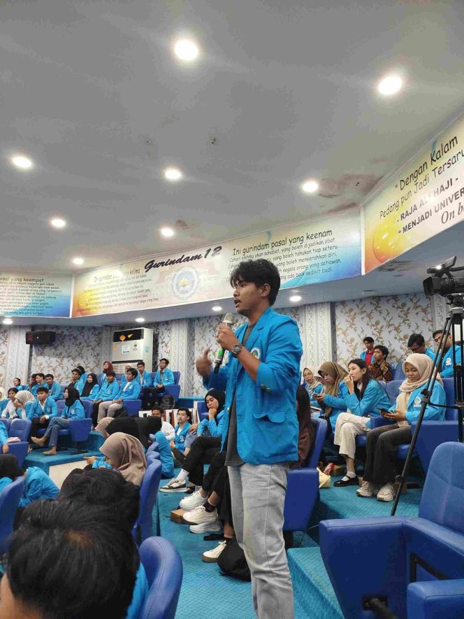 
					Ketua Umum Ikatan Mahasiswa Kabupaten Lingga (IMKL), Dimas Alparezi Bastian, Rabu(22/10). 