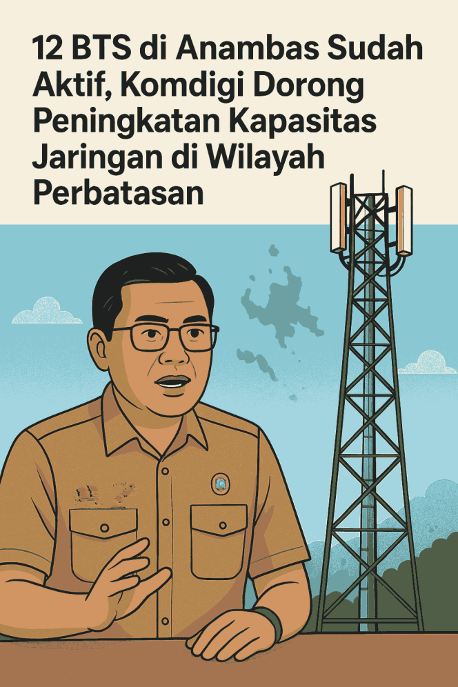 
					Ilustrasi: Upaya peningkatan kapasitas jaringan BTS di wilayah perbatasan Kepulauan Anambas. Kamis(23/10). 