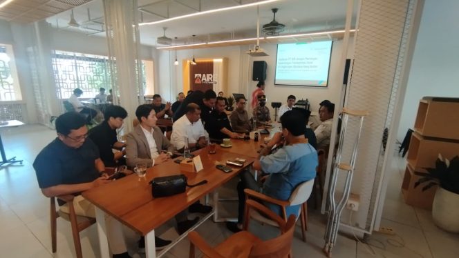 
					Audiensi Bandara Internasional Batam dengan ADOB,Rabu (1/10). Foto : Wins