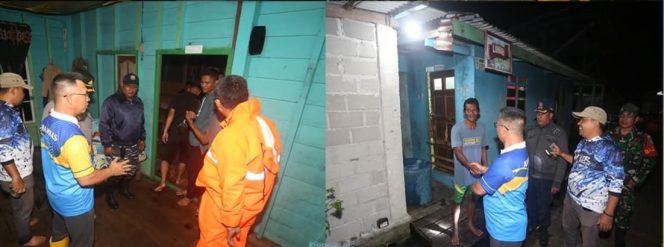 
					Bupati Kepulauan Anambas Aneng bersama tim gabungan dari TNI, Polri, BPBD, dan Damkar meninjau langsung rumah-rumah warga di kawasan Teluk Rid Antang, Desa Tarempa Timur, yang terdampak banjir rob pada Minggu (7/12/2025) malam. Patroli dilakukan untuk memastikan kondisi masyarakat serta kesiapan evakuasi apabila ketinggian air meningkat.