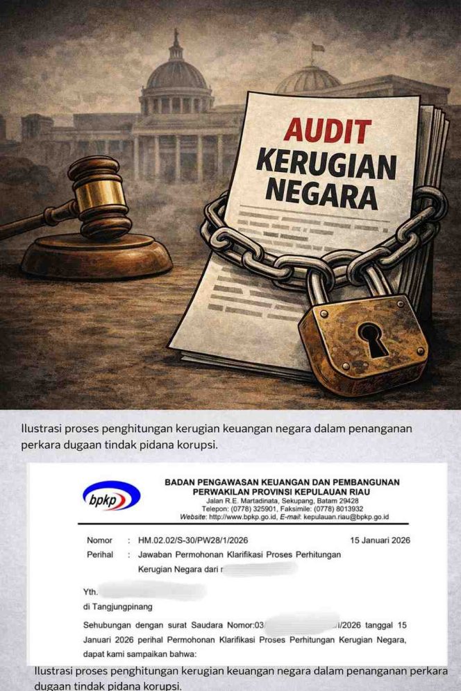 
					Ilustrasi proses penghitungan kerugian keuangan negara dalam penanganan perkara dugaan tindak pidana korupsi. Hingga kini, proses audit kerugian negara dalam perkara Pasar Relokasi Puan Ramah masih belum rampung, Selasa (20/1). 