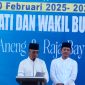 Bupati Kepulauan Anambas, Aneng, didampingi Wakil Bupati Raja Bayu Febri Gunadian, S.E, menghadiri acara silaturahmi bersama masyarakat dalam rangka satu tahun kepemimpinan 20 Februari 2025 – 20 Februari 2026 yang dirangkaikan dengan buka puasa bersama di Masjid Agung Baitul Makmur Tarempa, Jumat (27/2/2026). 