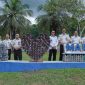 Bupati Kepulauan Anambas, Aneng, bersama Kepala Kantor Wilayah Imigrasi Kepulauan Riau, Guntur Sahat Hamonangan, dan jajaran berfoto bersama di kawasan Matak Base, Kamis (21/5/2026).