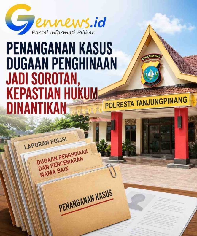 
					Ilustrasi penanganan laporan dugaan penghinaan dan pencemaran nama baik di Polresta Tanjungpinang yang hingga kini belum menunjukkan perkembangan signifikan, Rabu (20/5). 