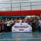 Kantor Imigrasi Kelas I Khusus TPI Batam bersama unsur pemerintah daerah, TNI-Polri, tokoh masyarakat, dan warga berfoto bersama usai peresmian Desa Binaan Imigrasi di RW 23 Kelurahan Tanjung Sengkuang, Kecamatan Batu Ampar, Kota Batam, Selasa (9/6/2026). 