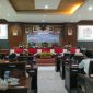Rapat Paripurna Istimewa Hari Jadi ke-18 Kabupaten Kepulauan Anambas (KKA) berlangsung khidmat di Gedung DPRD KKA, Tarempa,  Rabu (24/6). 
