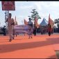 Kafilah Kabupaten Kepulauan Anambas memasuki arena Pawai Ta'aruf pada pembukaan Musabaqah Tilawatil Qur'an (MTQ) XII Tingkat Provinsi Kepulauan Riau di Astaka Utama, Tanjungpinang, Sabtu (4/7/2026).