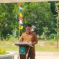 Wakil Bupati Kepulauan Anambas, Raja Bayu Febri Gunadian, menyampaikan sambutan saat membuka Survei Akreditasi RSUD Tarempa di lobi RSUD Tarempa, Senin (3/8/2026). 