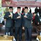 Ketua DPRD Kota Batam Haji Muhammad Kamaluddin, Wakil Ketua I Haji Aweng Kurniawan, dan Wakil Ketua III Muhammad Yunus Muda mengikuti Upacara Hari Kesaktian Pancasila tingkat Kota Batam di Dataran Engku Puteri, Batam Center, Kamis (1/10/2026).