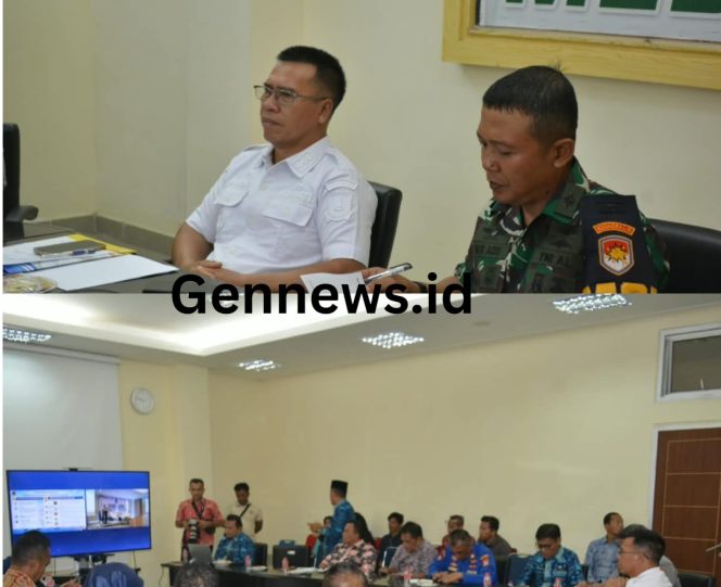 
					Bupati Kepulauan Anambas, Aneng, mengikuti secara virtual Rapat Koordinasi Perkembangan Situasi Terkini di Laut Natuna Utara dari Ruang Rapat Lantai II Media Center Kantor Bupati Kepulauan Anambas, Pasir Peti, Kamis (8/10/2026).